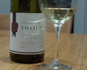 Chablis premier cru, vin de Bourgogne